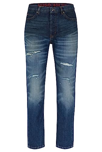 Hugo Herren 634 Jeans_Trousers, Bright Blue435, 31W / 32L EU von HUGO