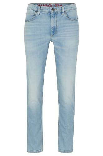 Hugo Herren 734 Jeans_Trousers, Turquoise/Aqua441, 34W / 32L EU von HUGO