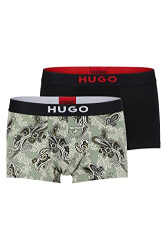 Hugo Herren Brother Pack Trunk, Open Green344, XL EU von HUGO