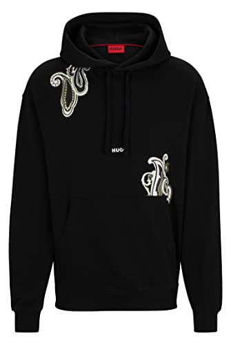 Hugo Herren Dolias Sweatshirt, Black1, XL EU von HUGO