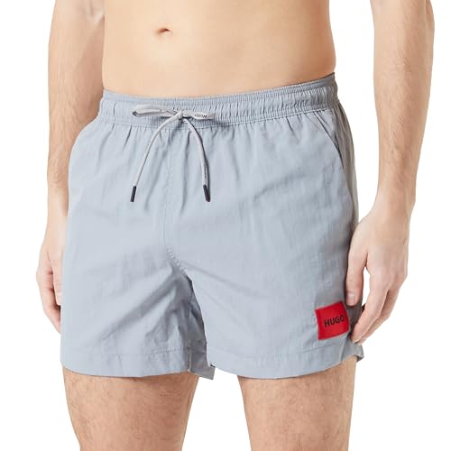 HUGO Herren Dominica Swim Short, Medium Grey39, XL von HUGO