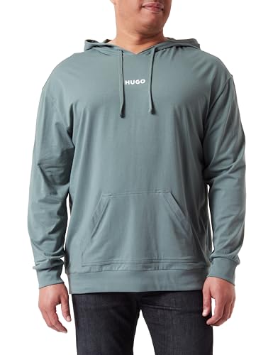 Hugo Herren Linked Hoodie, Dark Green307, L EU von HUGO