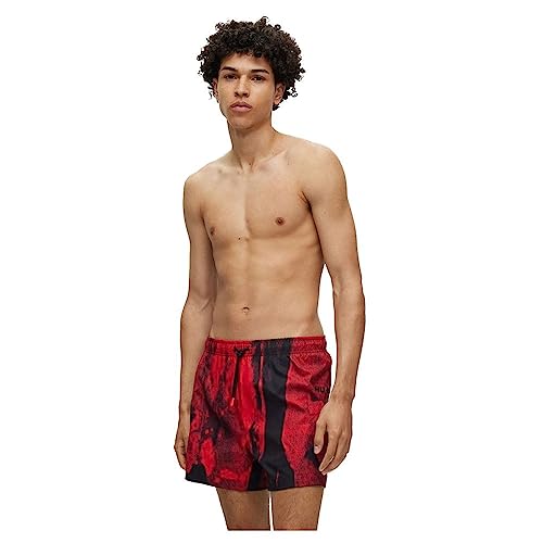 Hugo Herren Myst Swim Short, Open Red640, S EU von HUGO