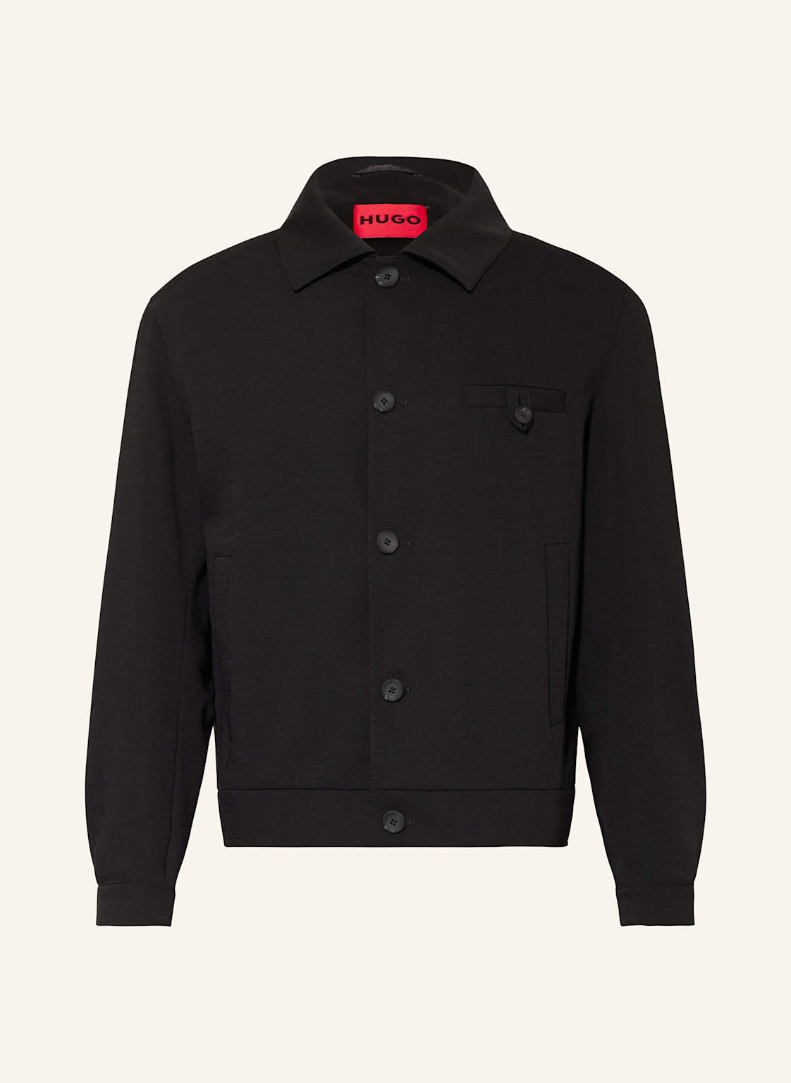 Hugo Overjacket Juliano schwarz von HUGO