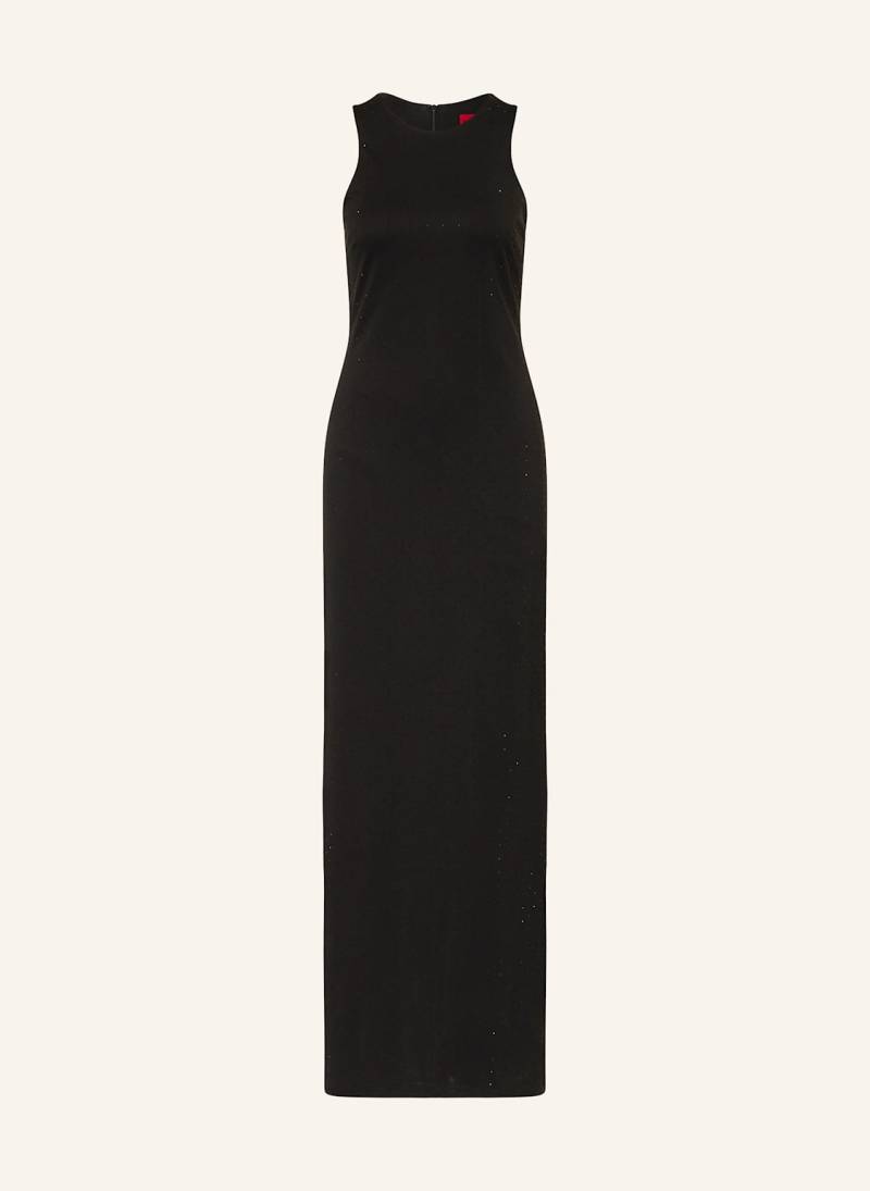 Hugo Jerseykleid Kiluni Mit Schmucksteinen schwarz von HUGO