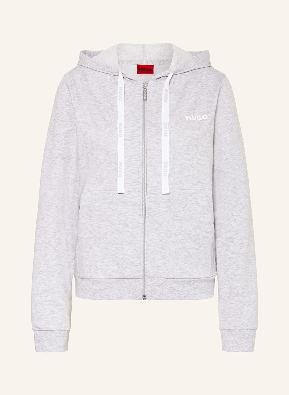 Hugo Lounge-Sweatjacke grau von HUGO