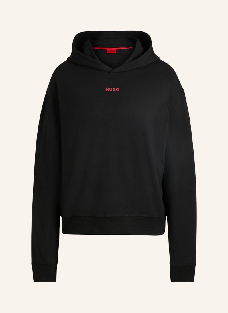 Hugo Loungewear Oberteil Shuffle_Hoodie Relaxed Fit schwarz von HUGO
