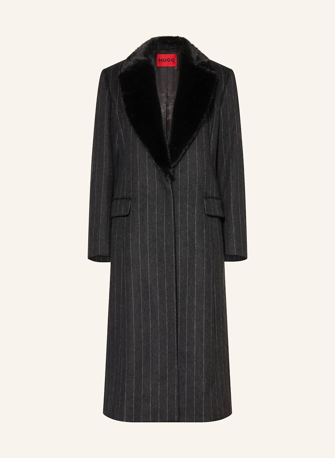 Hugo Mantel Mermine grau von HUGO