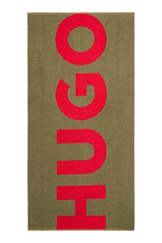 Hugo Mens TowelCorporateLogo Beach Towel, Open Green345, Einheitsgröße EU von HUGO