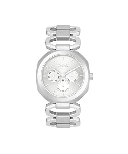 Hugo Multi Zifferblatt Quarz Uhr für Damen mit Silbernes Edelstahlarmband - 1540149 Hugo Multi Zifferblatt Quarz Uhr für Damen mit Silbernes Edelstahlarmband - 1540149 von HUGO