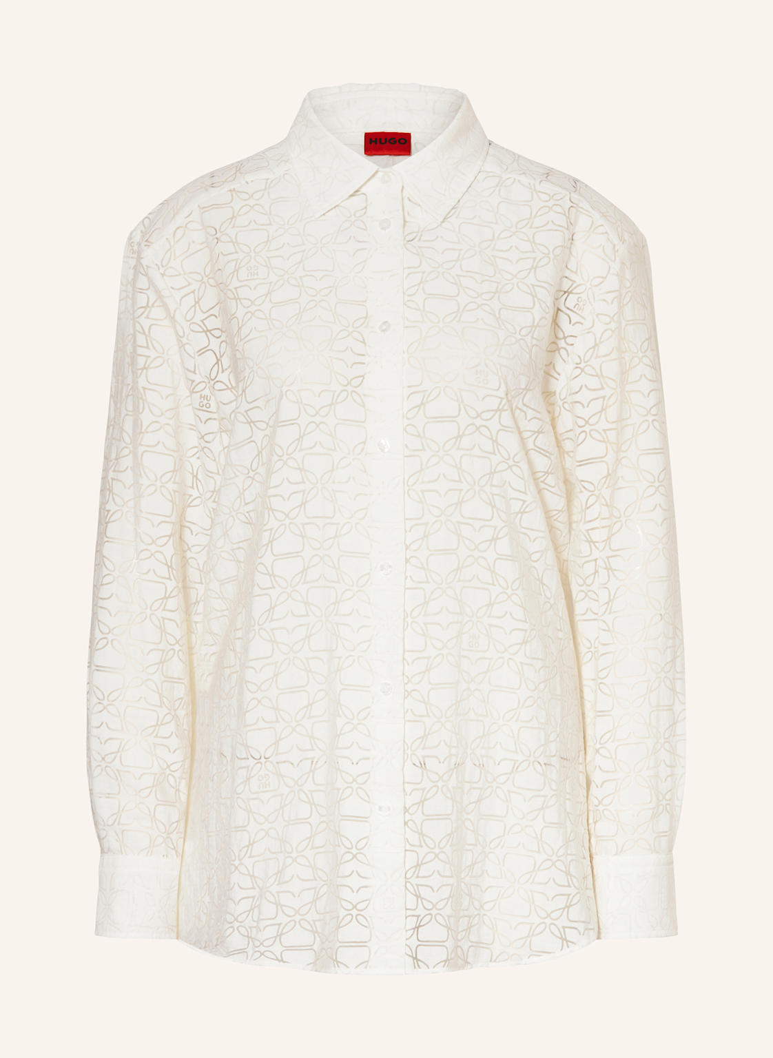 Hugo Oversized-Bluse The Oversize Shirt weiss von HUGO