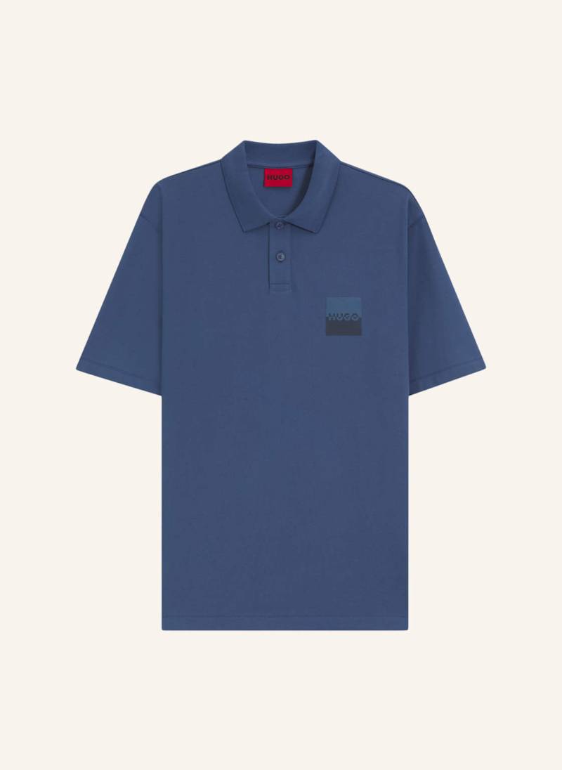 Hugo Poloshirt Dusplity Relaxed Fit blau von HUGO