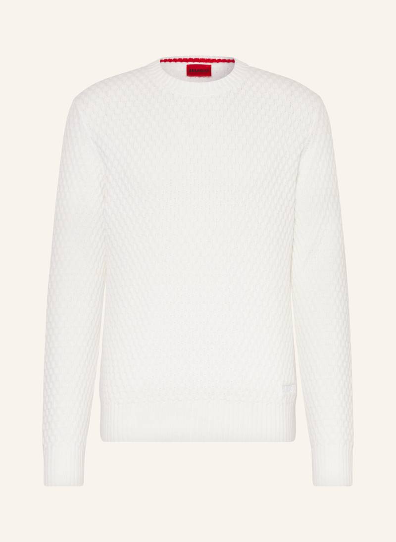 Hugo Pullover Syer weiss von HUGO