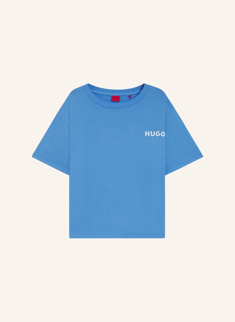 Hugo Pyjama-Oberteil Unite_T-Shirt Relaxed Fit blau von HUGO