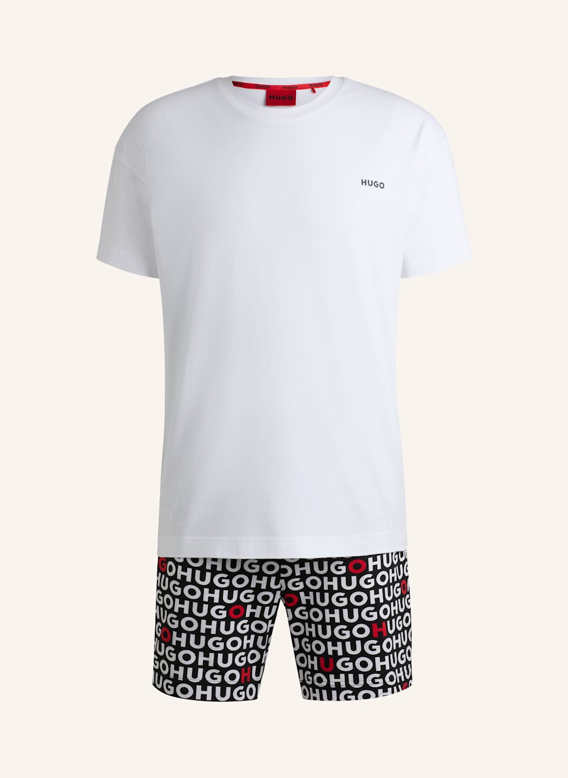 Hugo Pyjama-Set Tortuga Short Set schwarz von HUGO
