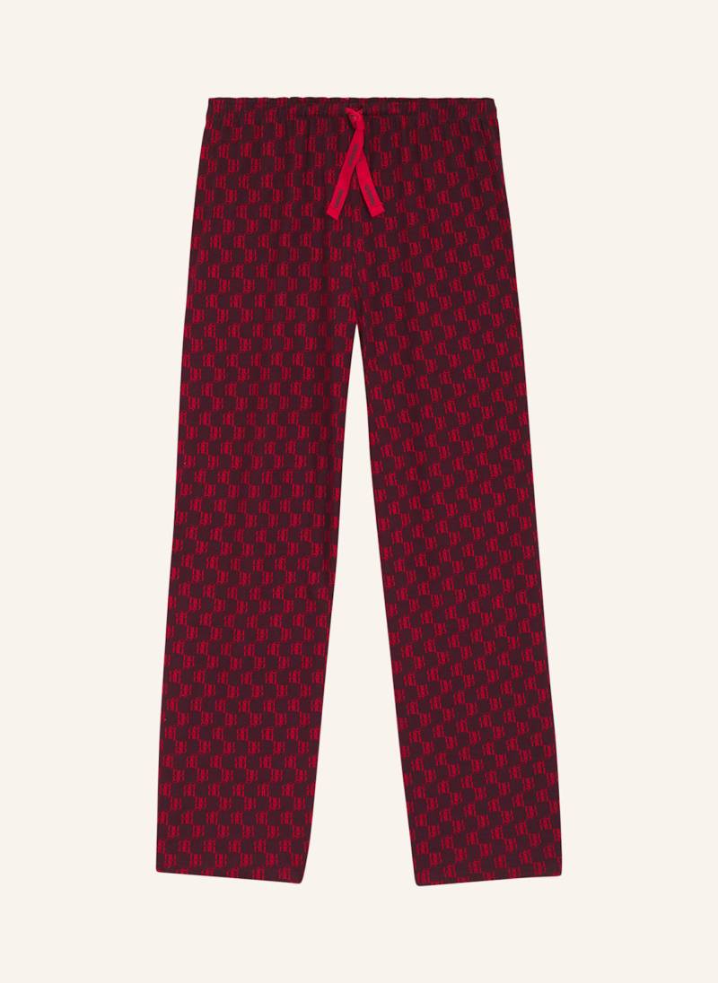 Hugo Pyjamas Unterteil Casual Pants rot von HUGO
