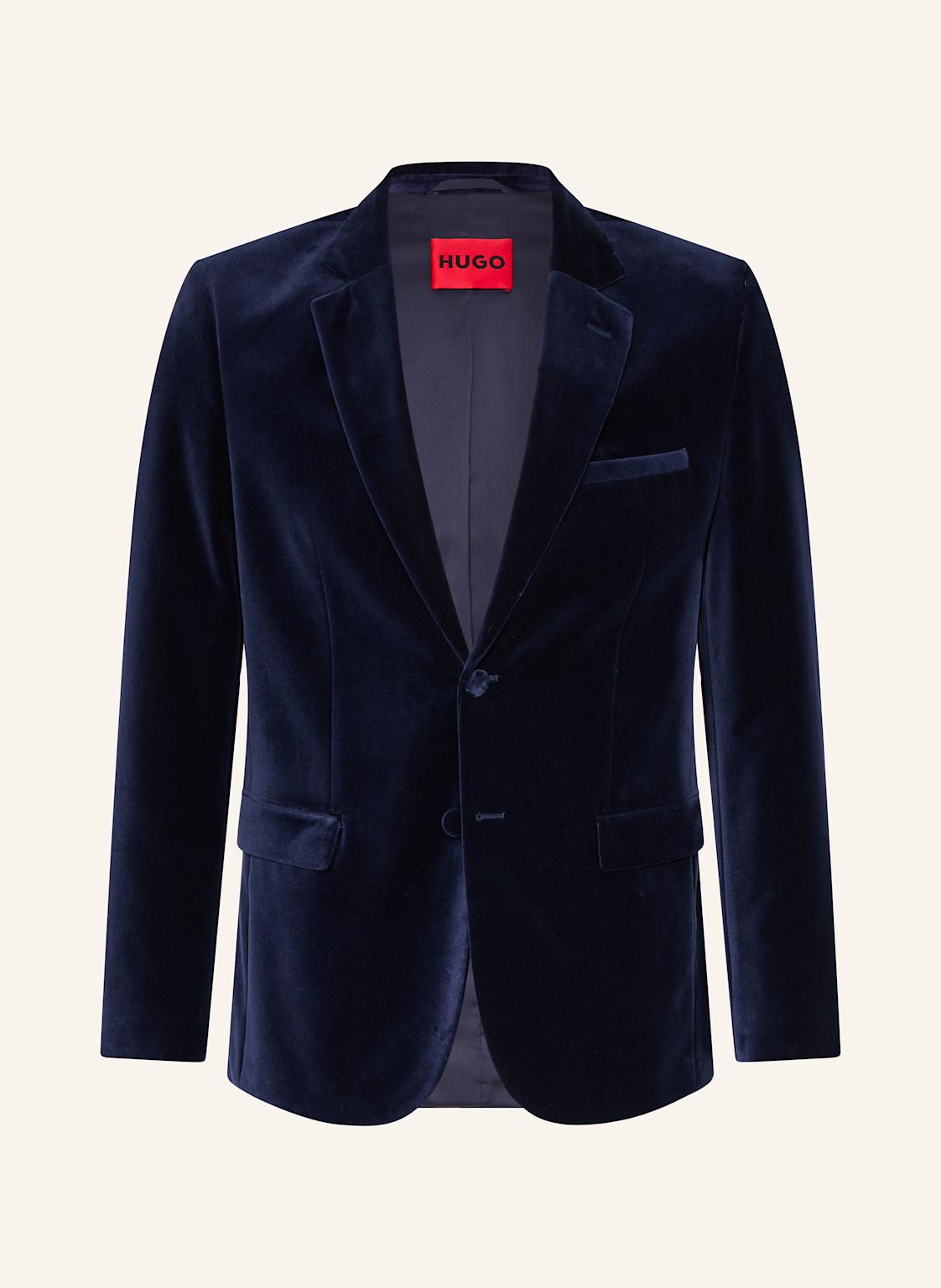 Hugo Samtsakko Arti Extra Slim Fit blau von HUGO