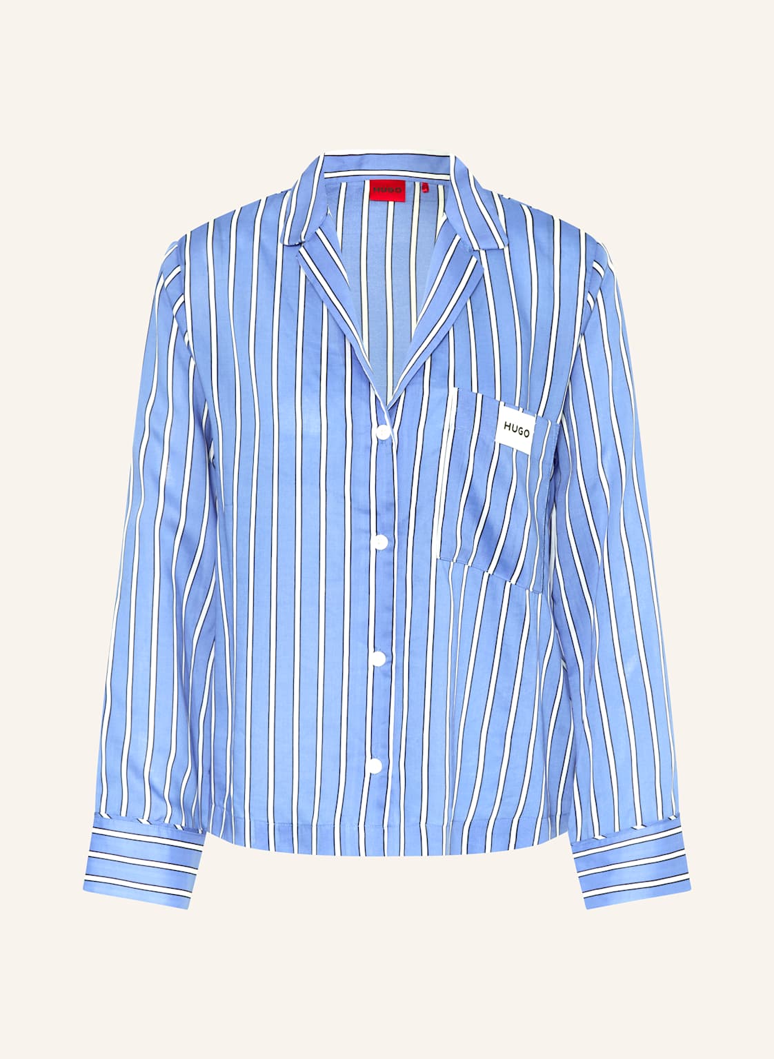 Hugo Schlafshirt Kleo blau von HUGO