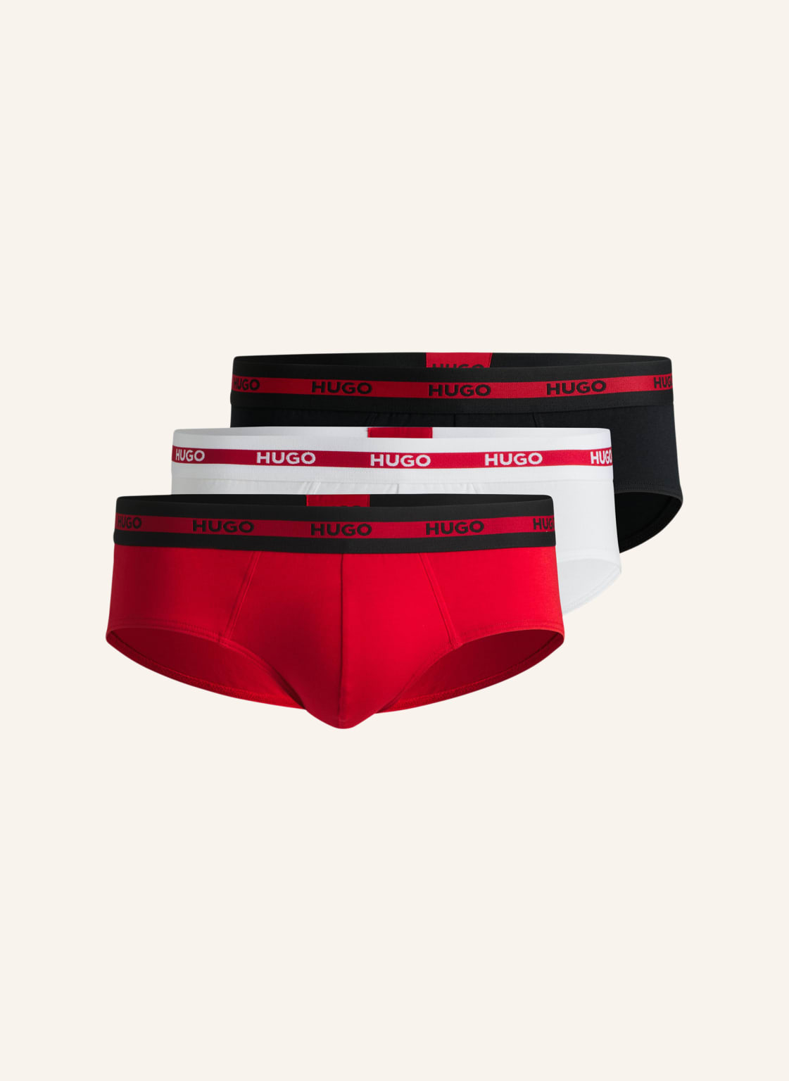 Hugo Slip Hipbr Triplet Planet rot von HUGO