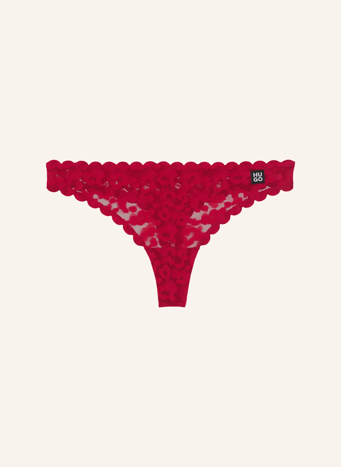 Hugo Slip Thong Leo Lace rot von HUGO