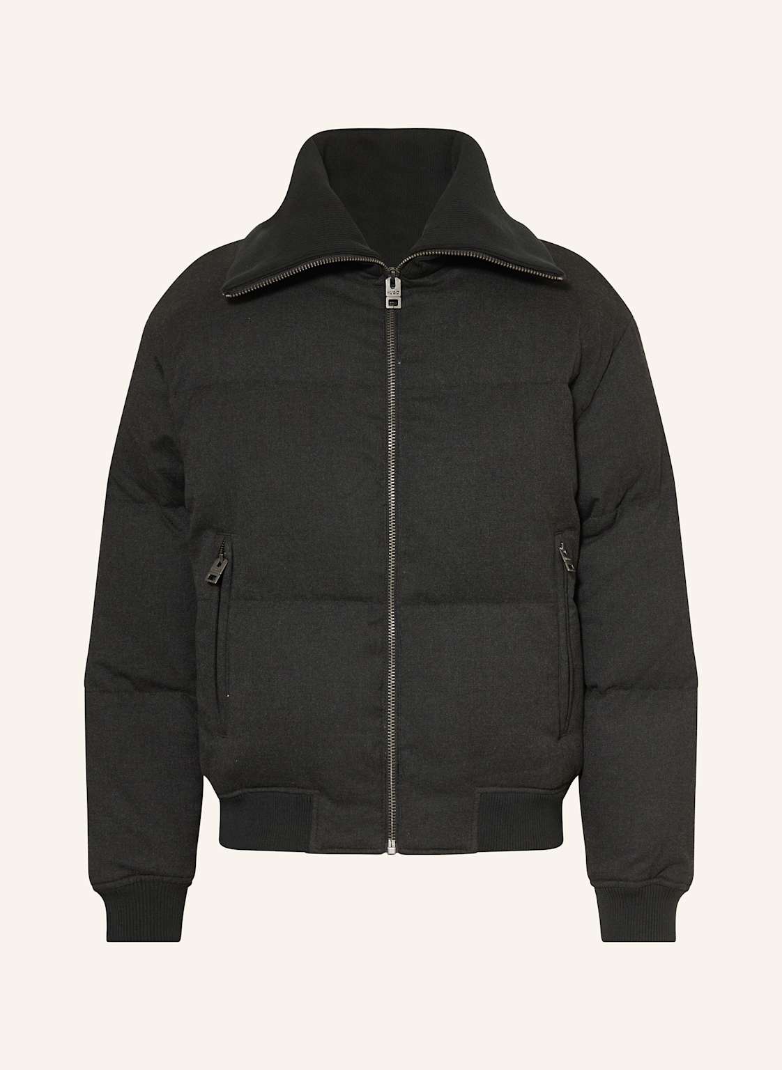 Hugo Steppjacke Belgo schwarz von HUGO