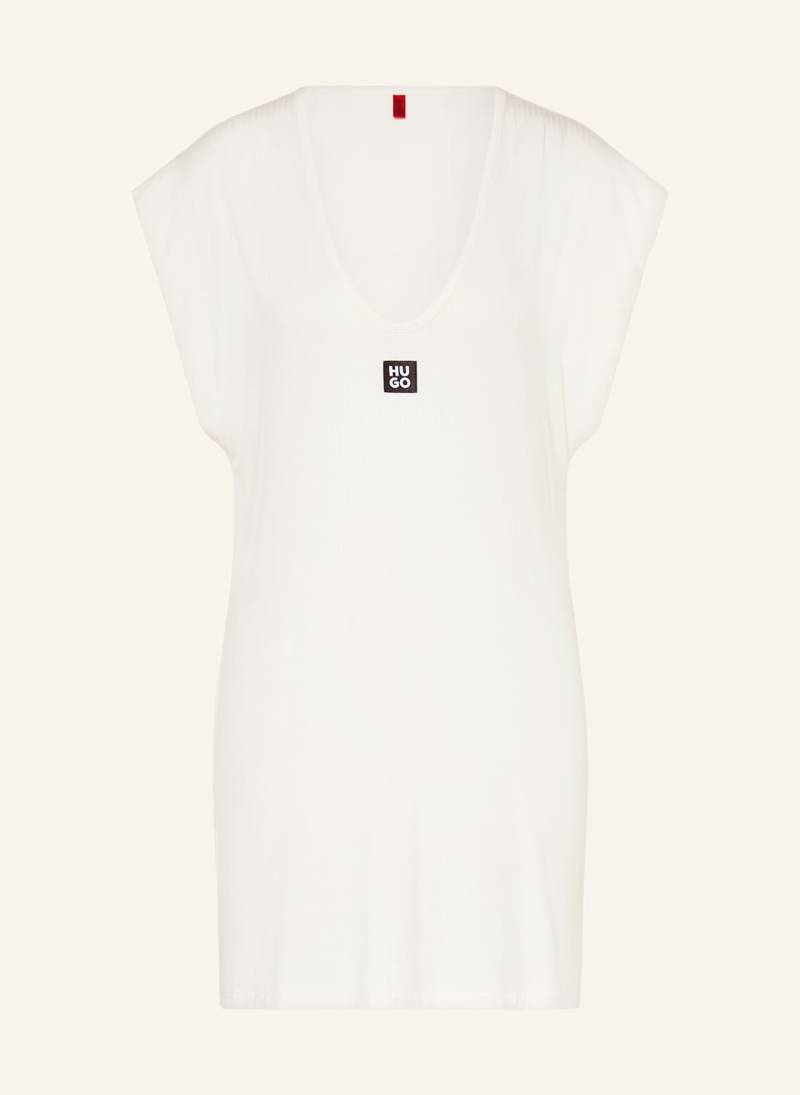 Hugo Strandkleid Signature beige von HUGO