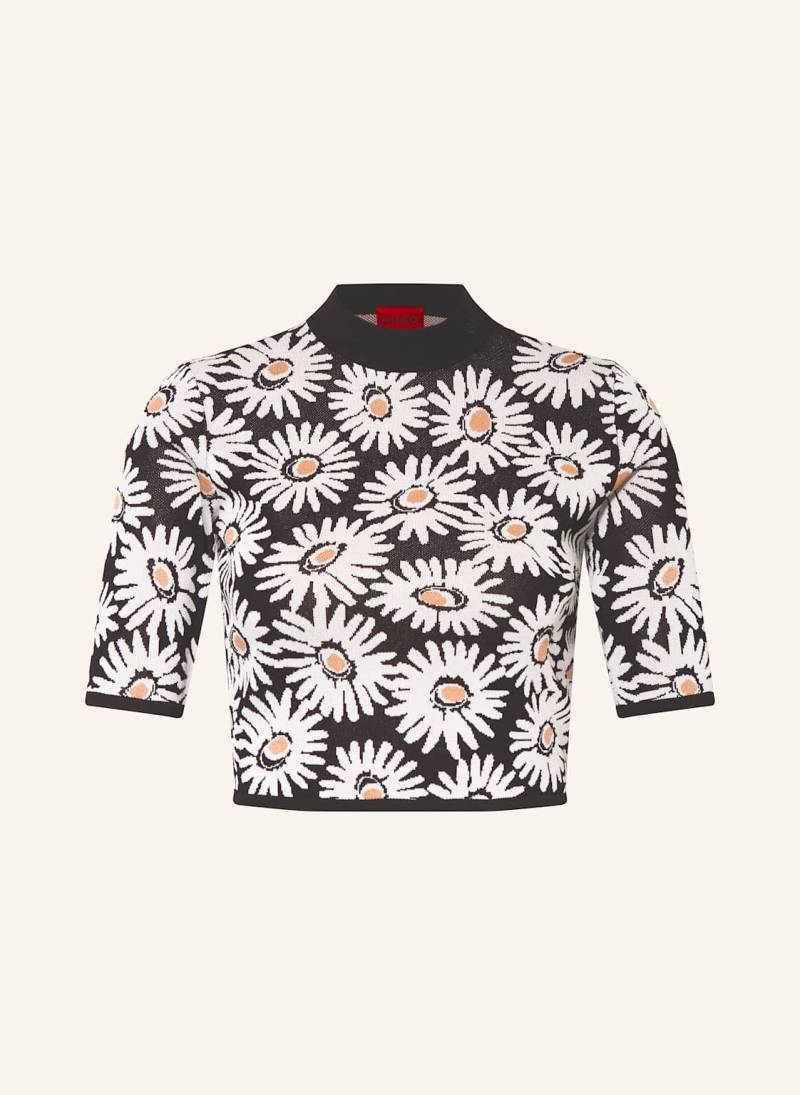 Hugo Strickshirt Slipina weiss von HUGO