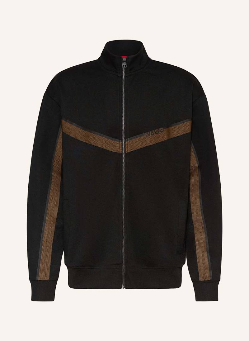 Hugo Sweatjacke Dingmoor schwarz von HUGO