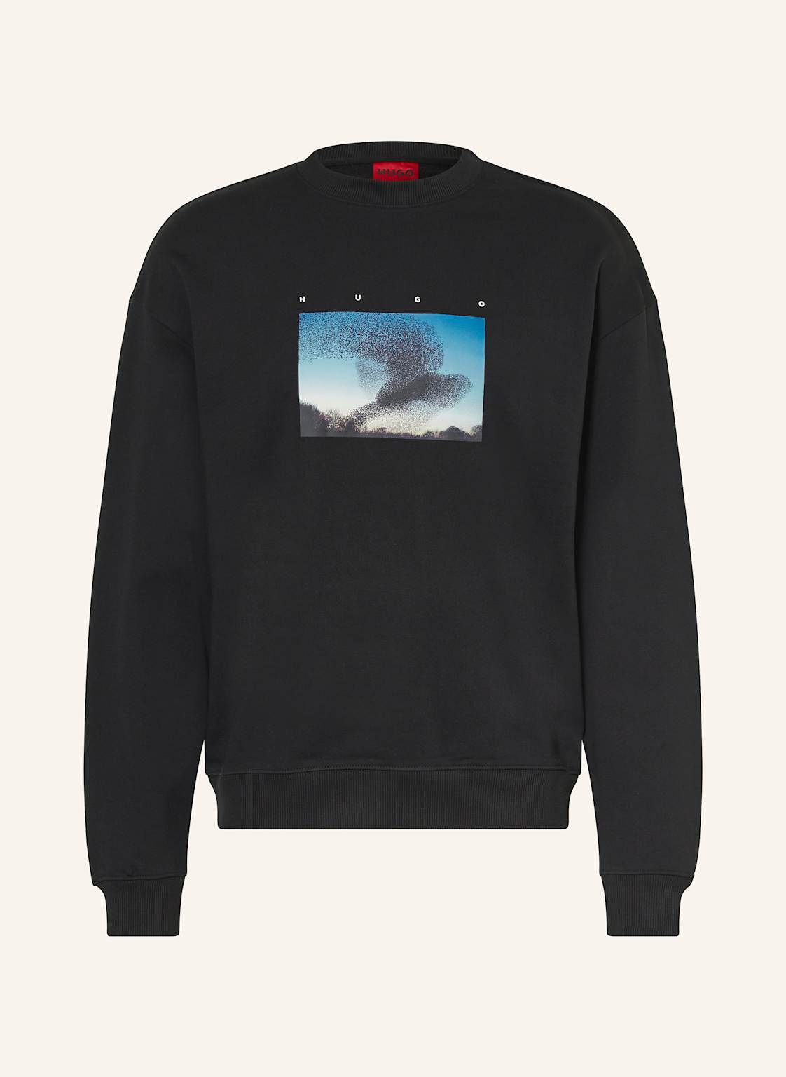 Hugo Sweatshirt Dorizonto schwarz von HUGO