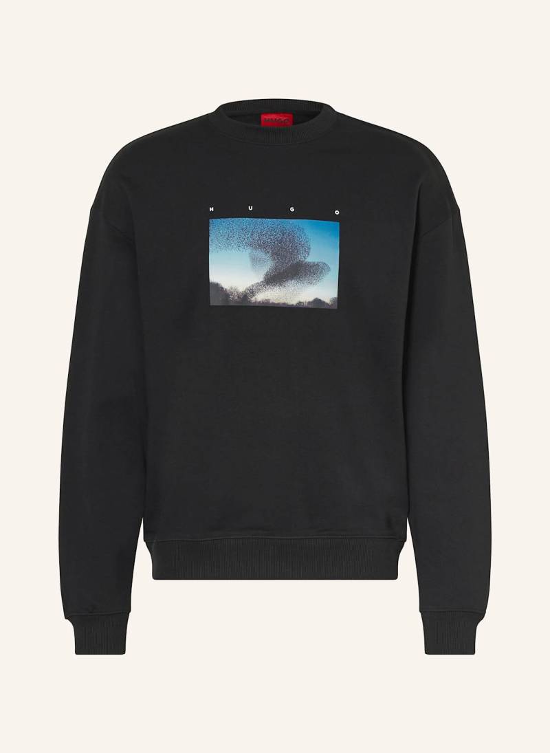 Hugo Sweatshirt Dorizonto schwarz von HUGO