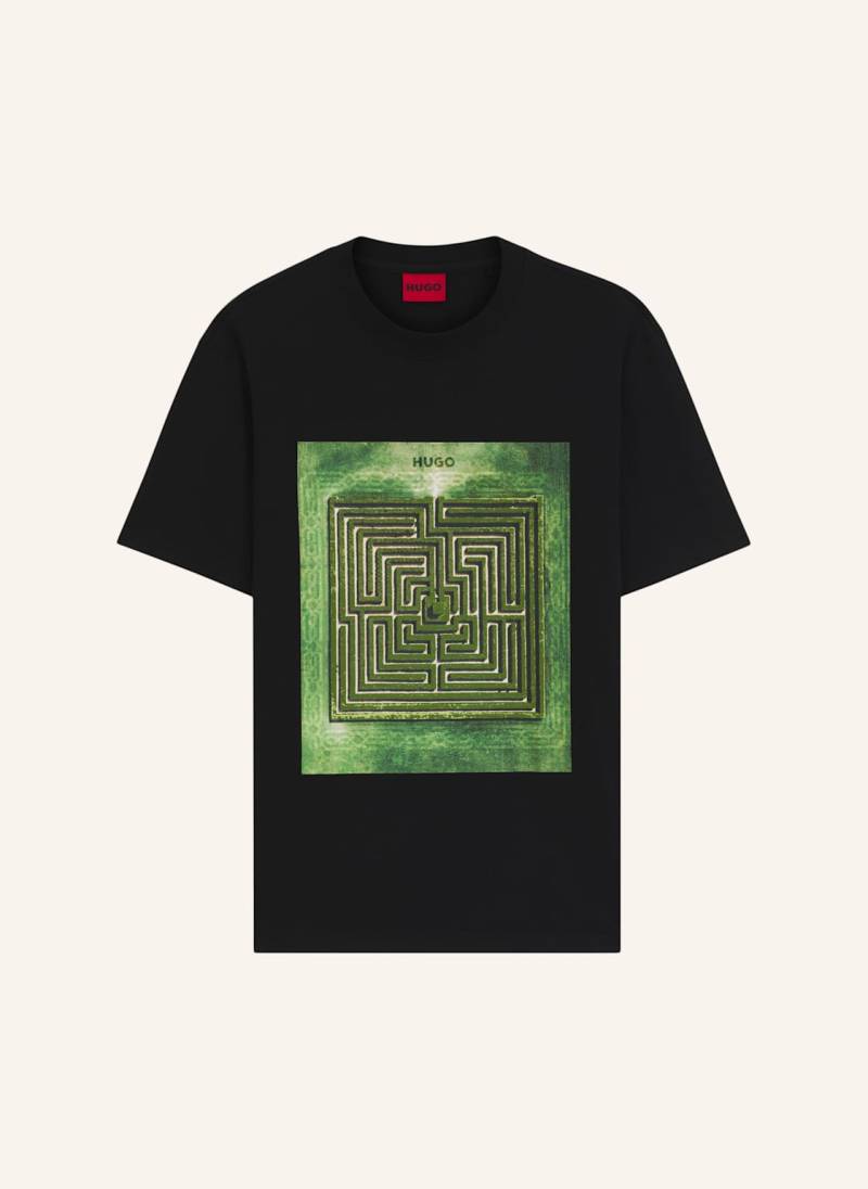 Hugo T-Shirt Dabryntee Relaxed Fit schwarz von HUGO