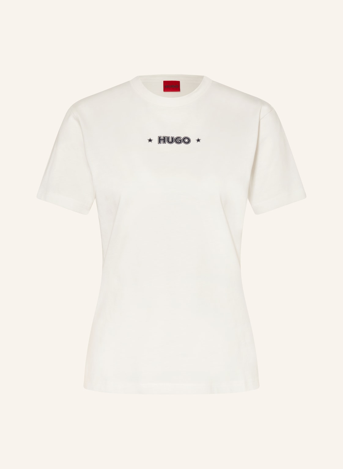 Hugo T-Shirt Damacia weiss von HUGO