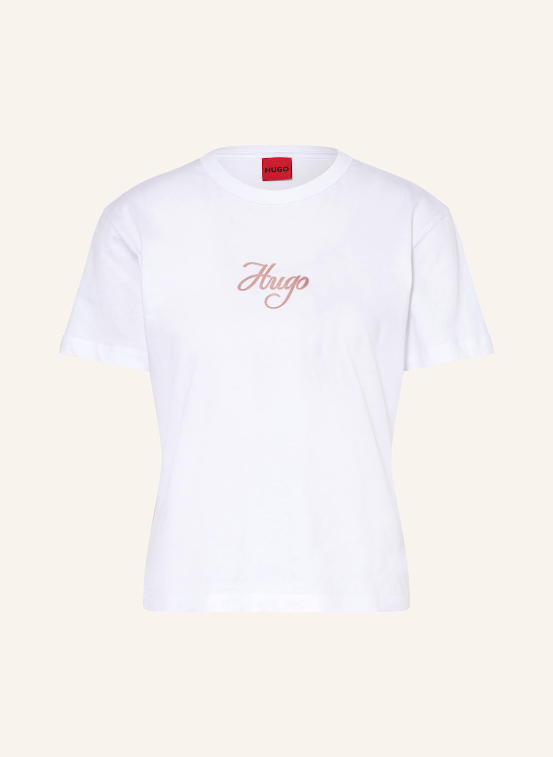 Hugo T-Shirt Destrel weiss von HUGO