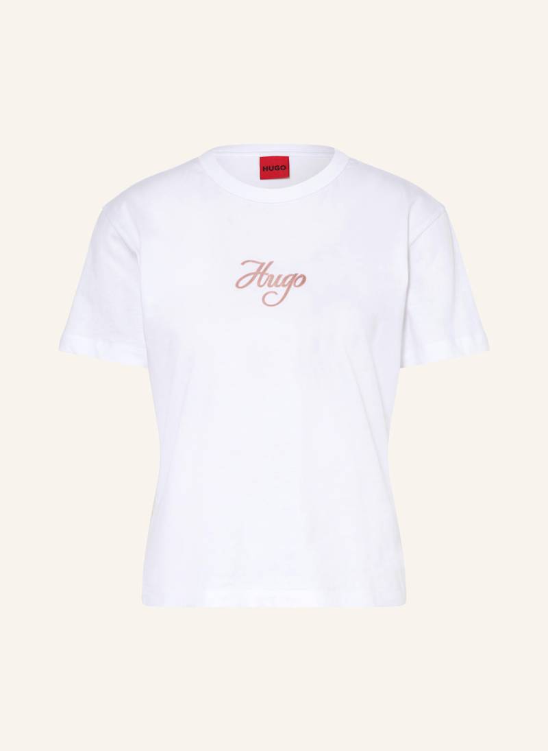 Hugo T-Shirt Destrel weiss von HUGO