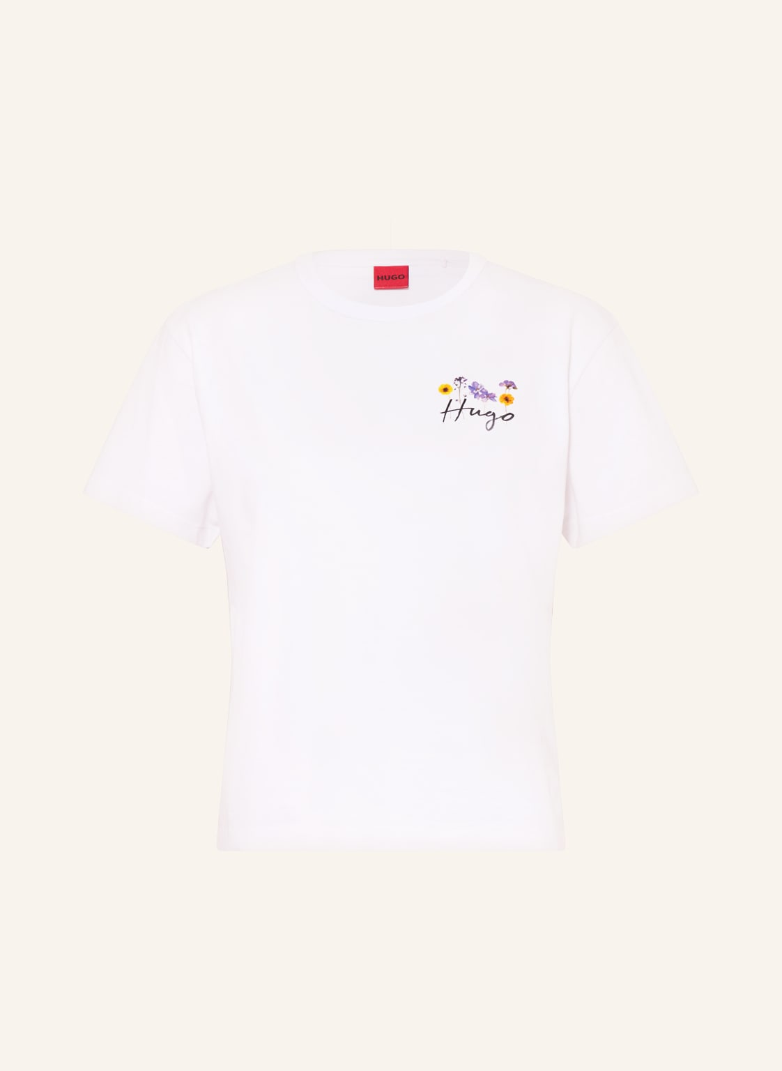 Hugo T-Shirt Destrel weiss von HUGO