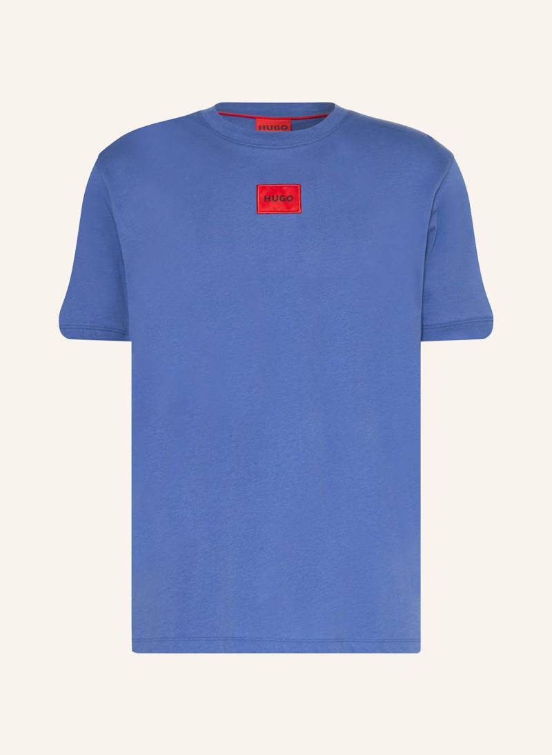 Hugo T-Shirt diragolino212 blau von HUGO