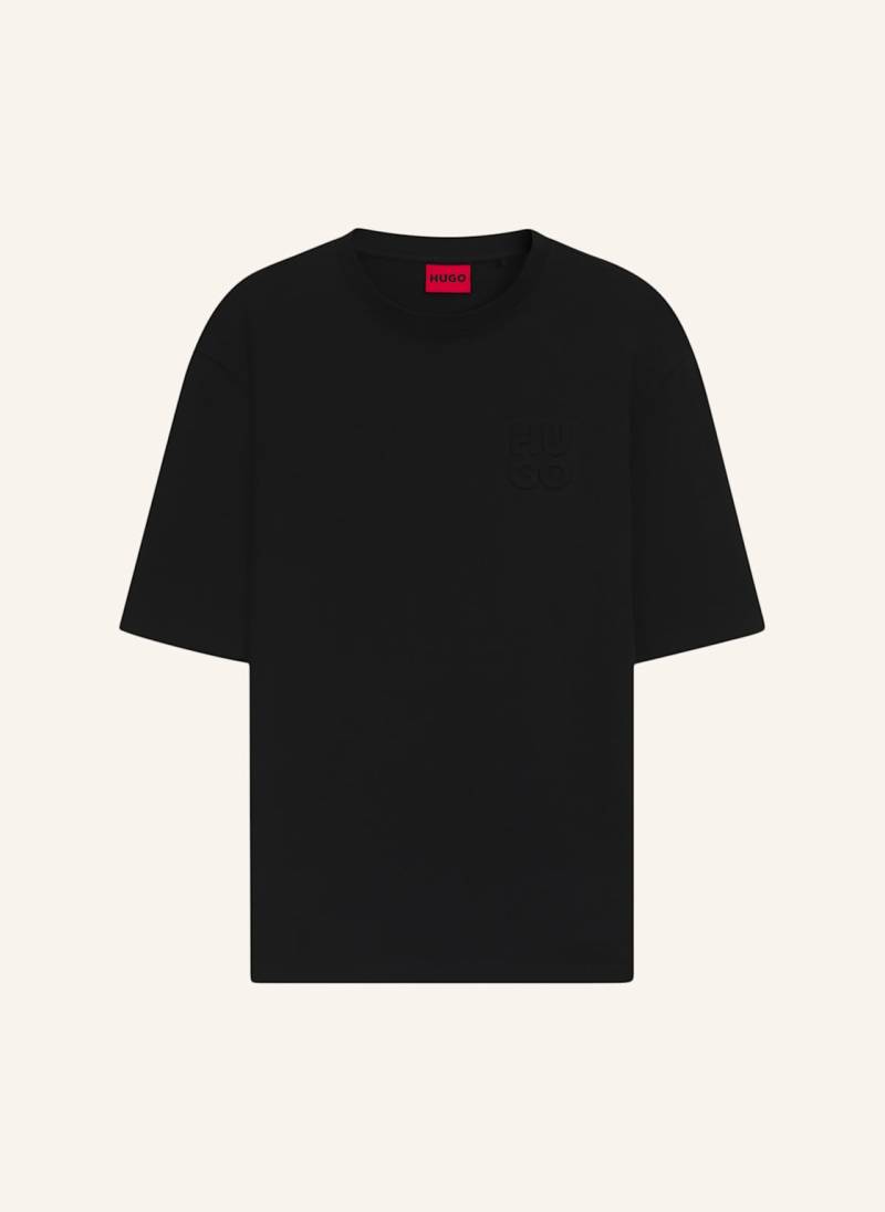 Hugo T-Shirt Dleek_In Relaxed Fit schwarz von HUGO