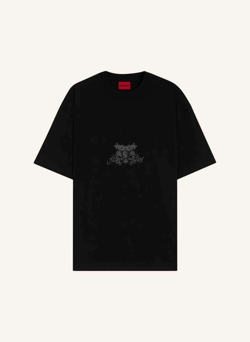 Hugo T-Shirt Duarms Oversize Fit schwarz Hugo T-Shirt Duarms Oversize Fit schwarz von HUGO