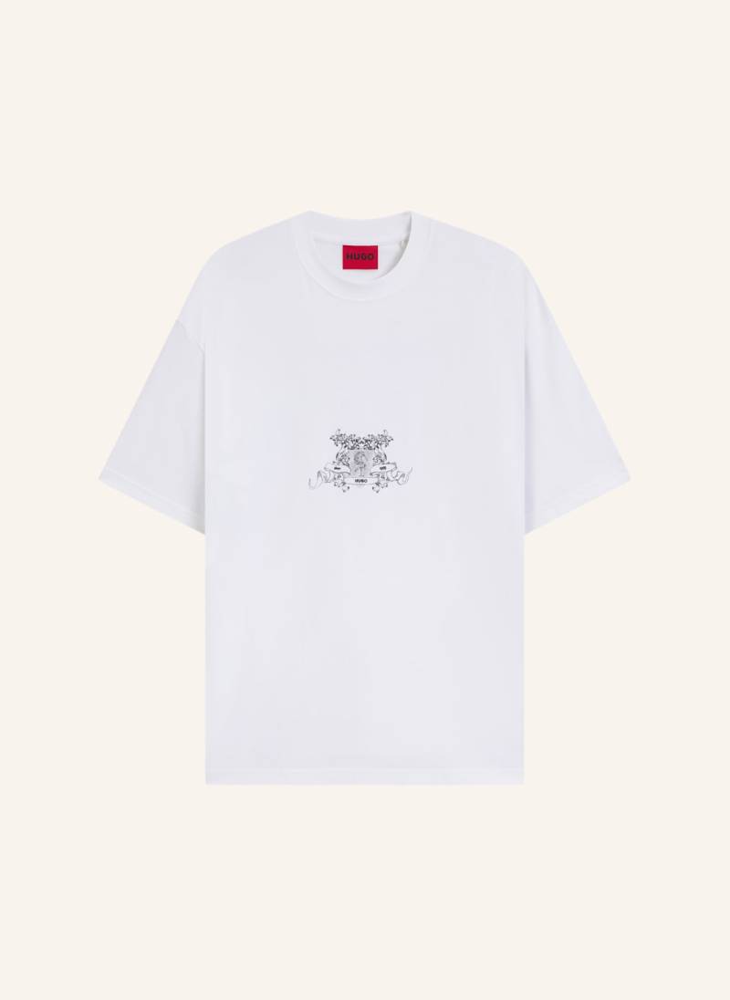 Hugo T-Shirt Duarms Oversize Fit weiss Hugo T-Shirt Duarms Oversize Fit weiss von HUGO