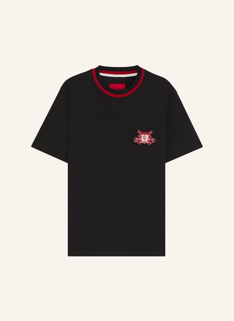 Hugo T-Shirt Dugbytee Relaxed Fit schwarz Hugo T-Shirt Dugbytee Relaxed Fit schwarz von HUGO