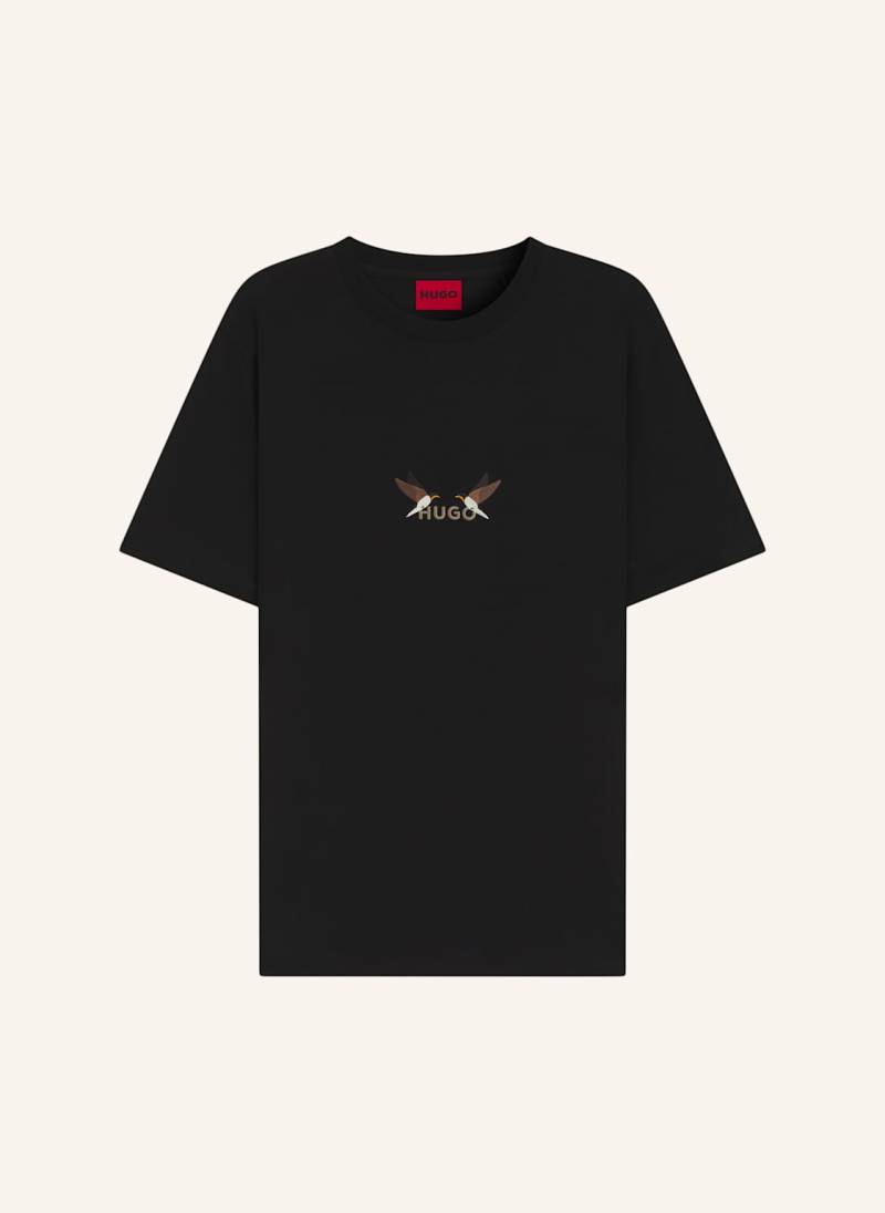 Hugo T-Shirt Dugolini Regular Fit schwarz Hugo T-Shirt Dugolini Regular Fit schwarz von HUGO