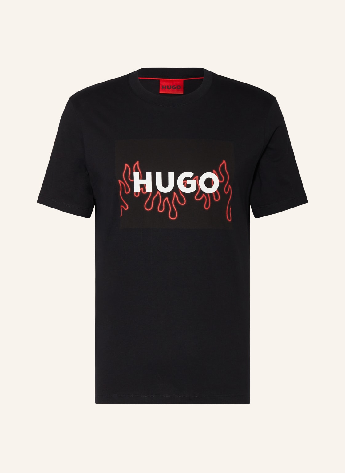 Hugo T-Shirt Dulive schwarz von HUGO