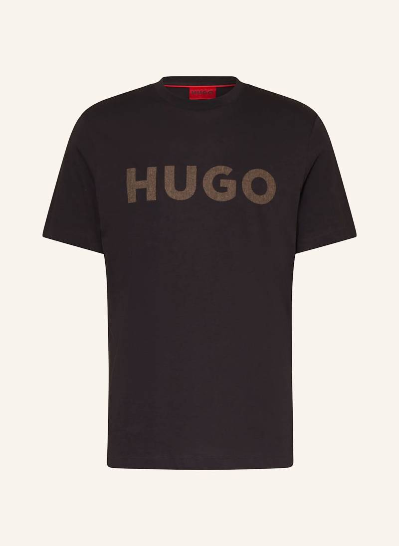Hugo T-Shirt Dulivio schwarz von HUGO
