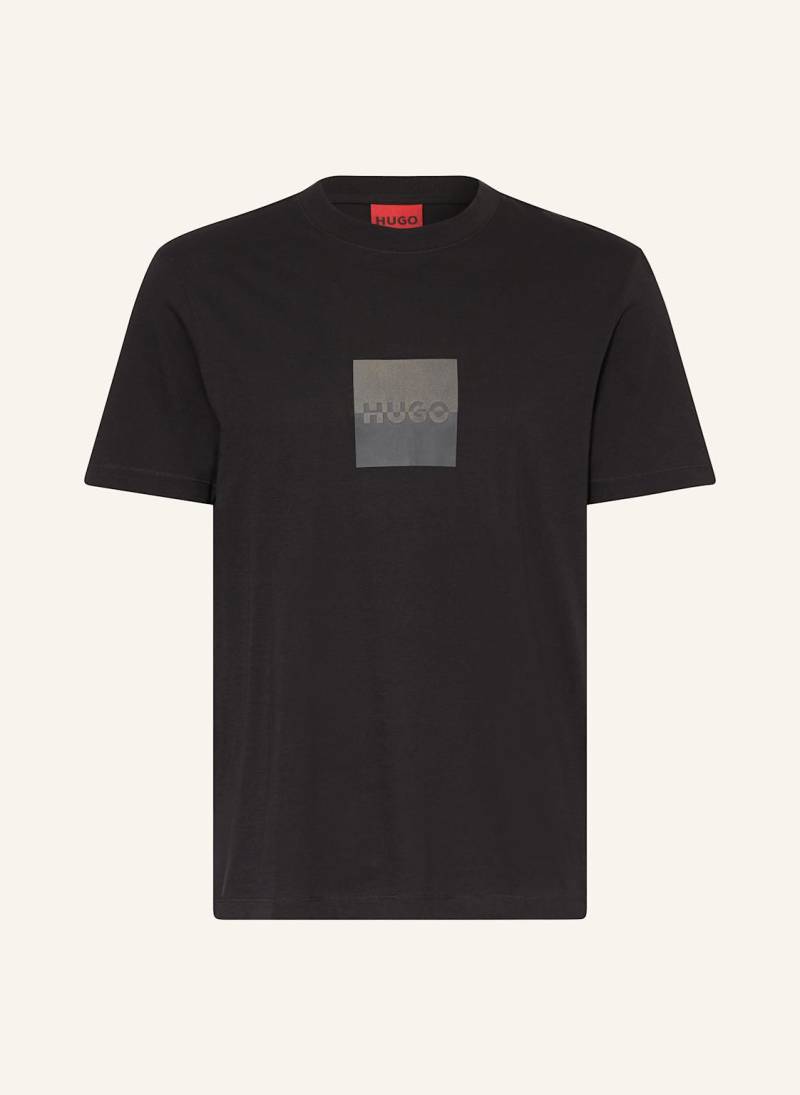 Hugo T-Shirt Dusplit schwarz von HUGO