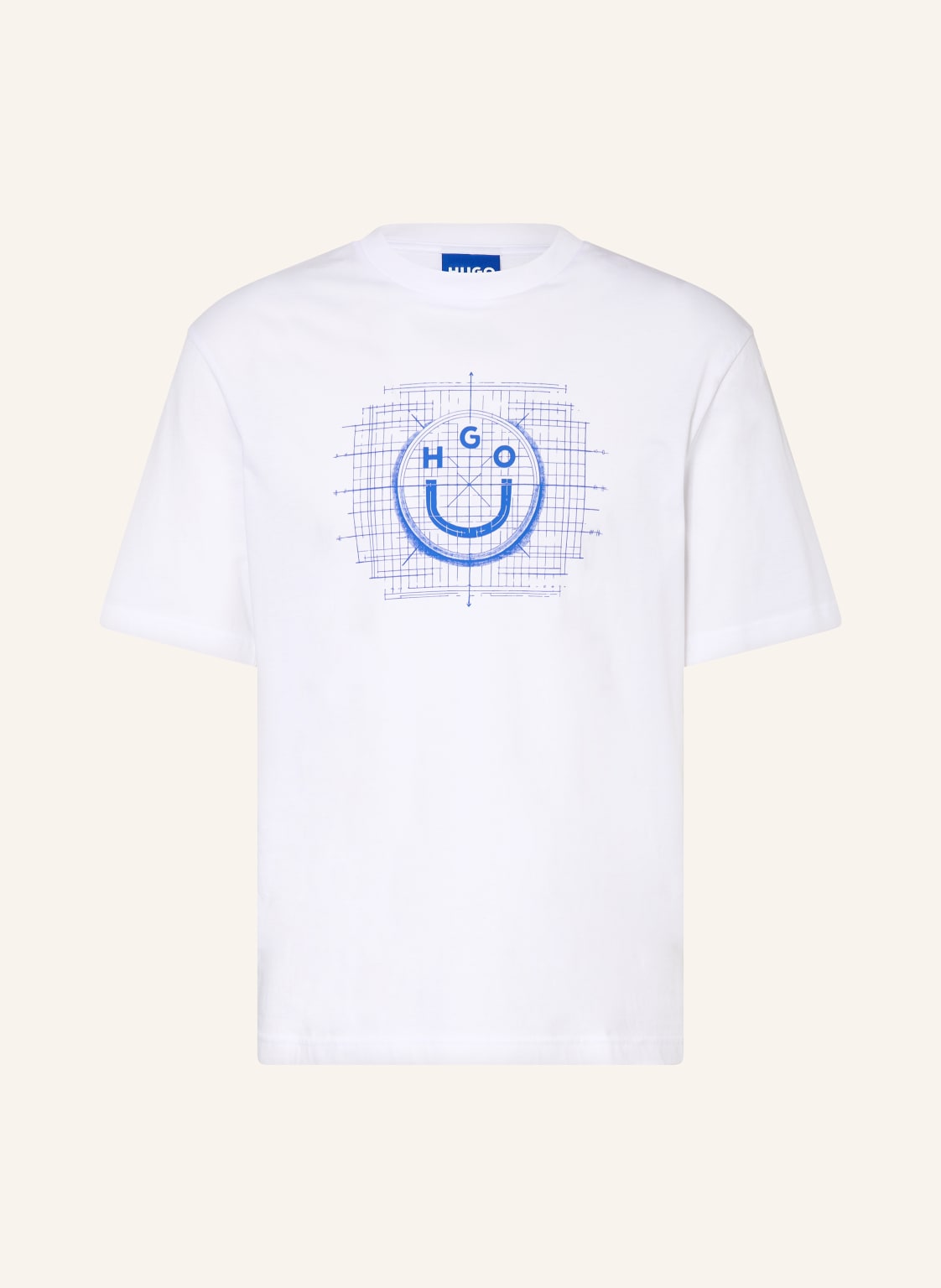 Hugo T-Shirt Namerix weiss von HUGO