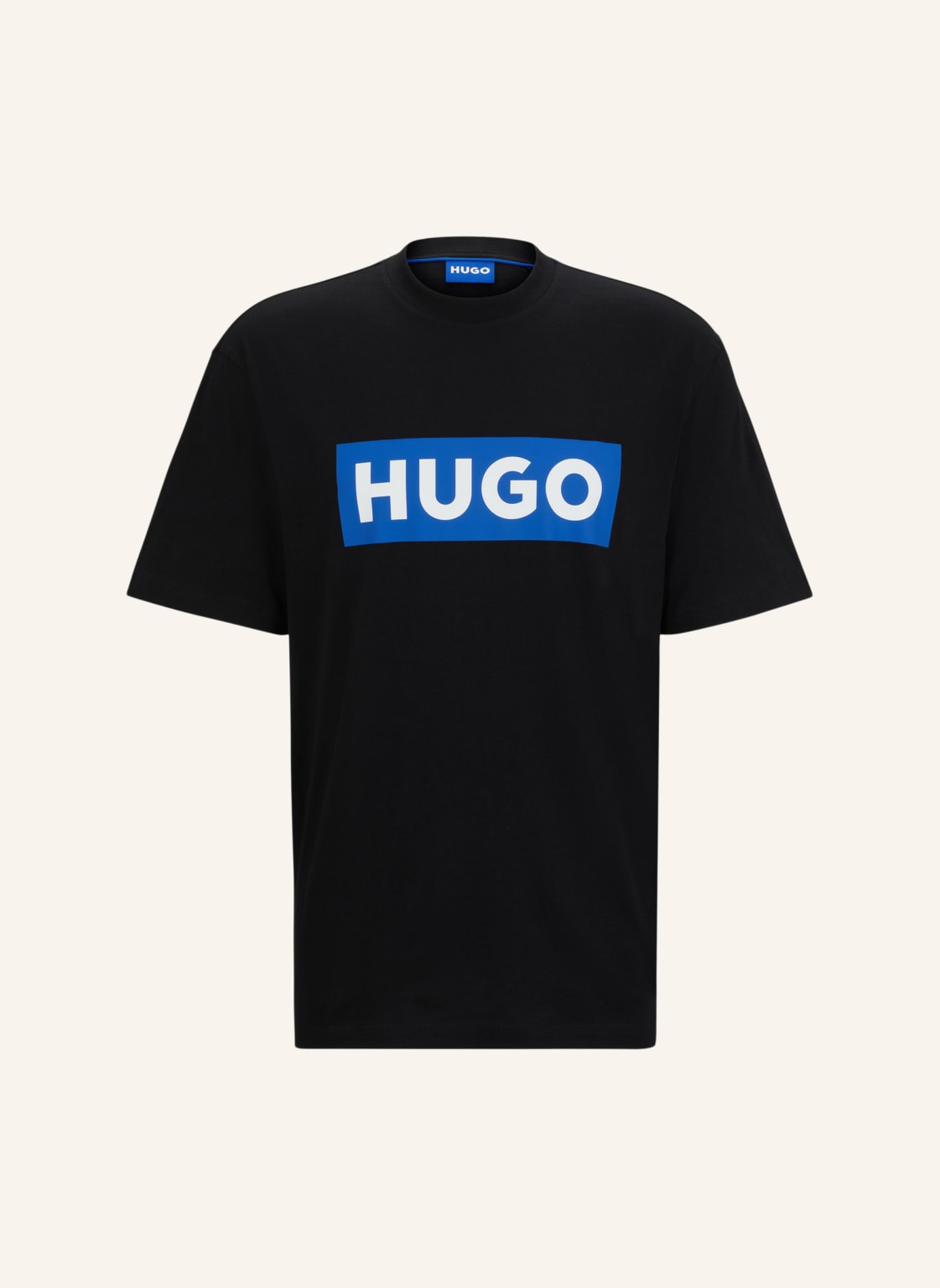 Hugo T-Shirt Nico Regular Fit schwarz von HUGO