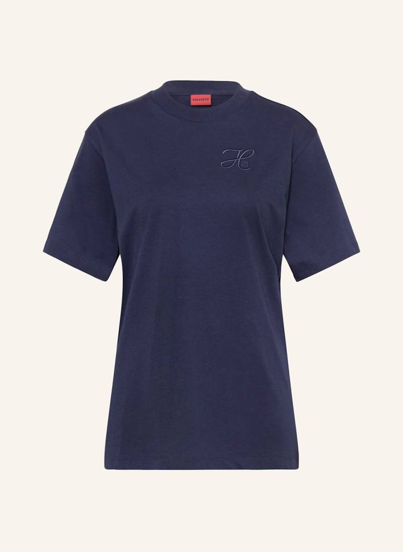 Hugo T-Shirt Vintage blau von HUGO