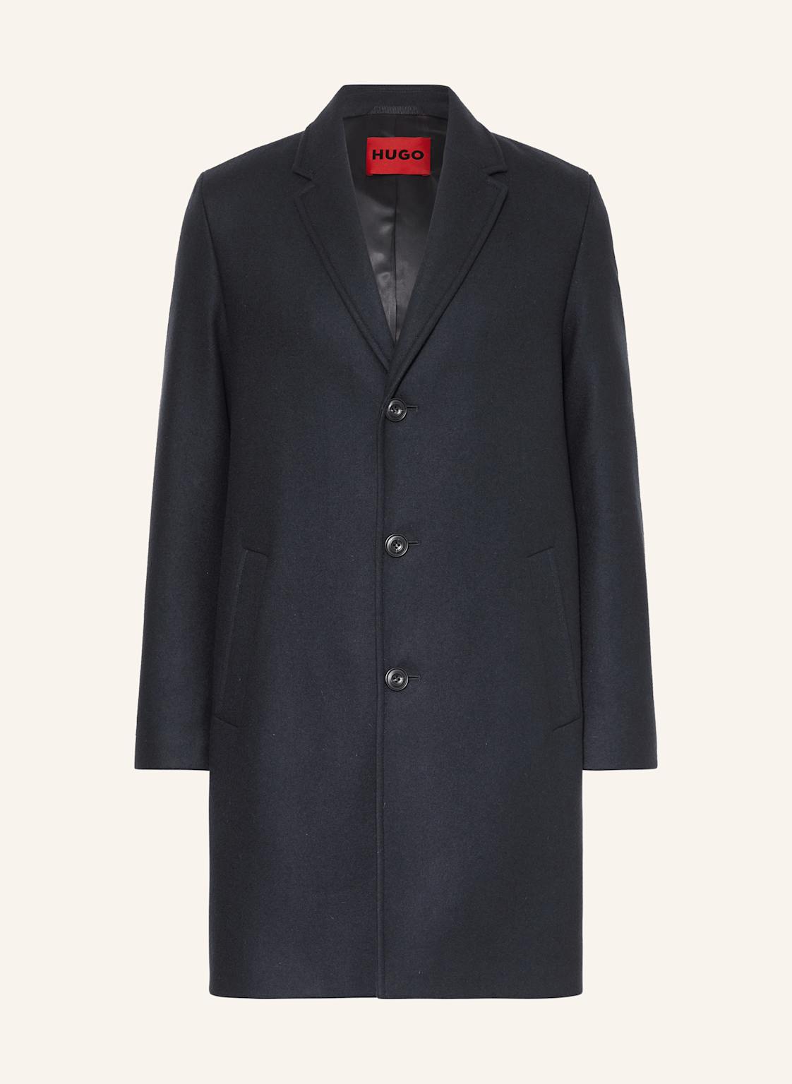 Hugo Wollmantel Malte blau von HUGO