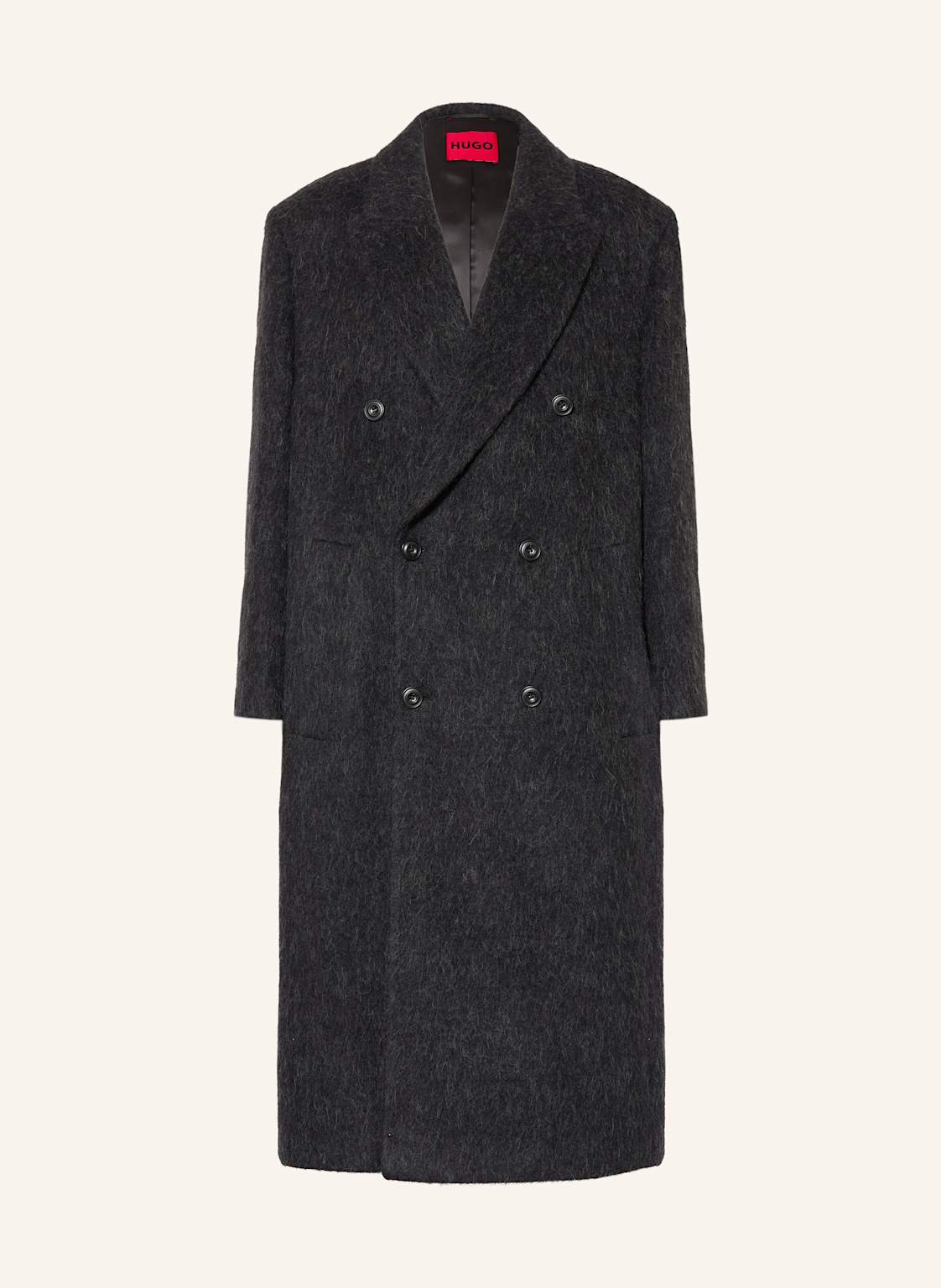 Hugo Wollmantel Manus schwarz von HUGO