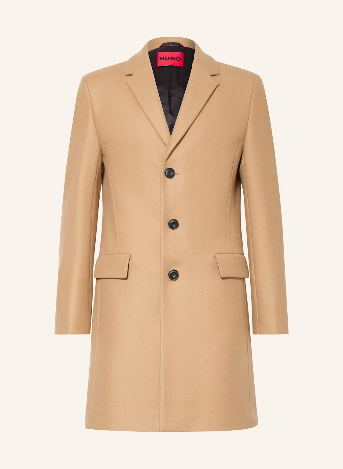 Hugo Wollmantel Migor beige von HUGO